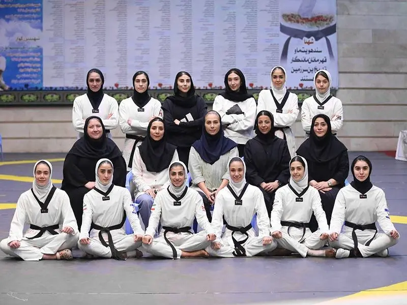 عکس خاص از ناهید و مبینا در تیم ملی