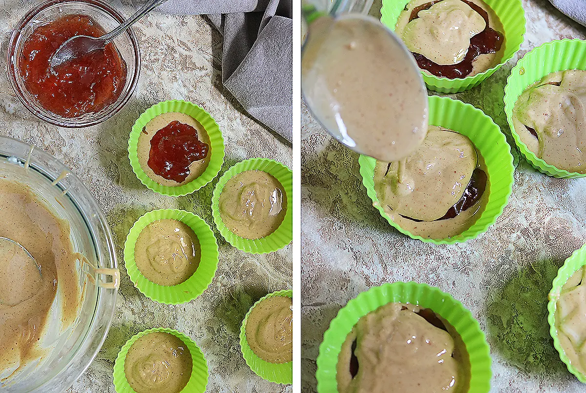 Steps-to-make-these-easy-no-bake-PBJ-cups