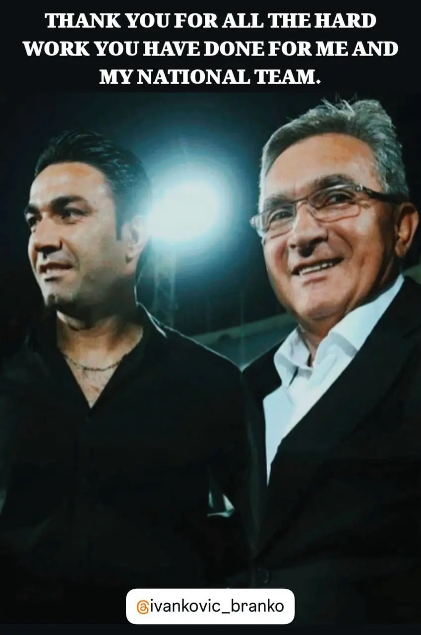 استوری احساسی جواد نکونام برای برانکو!+ عکس استوری احساسی جواد نکونام برای برانکو!+ عکس