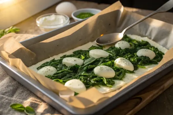 3-mixing-spinach-with-egg-whites-and-mozzarella-i