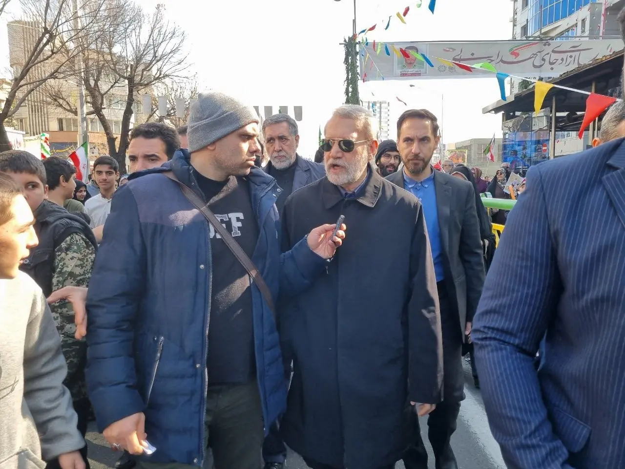 حضور مسئولان کشوری در راهپیمایی 22 بهمن