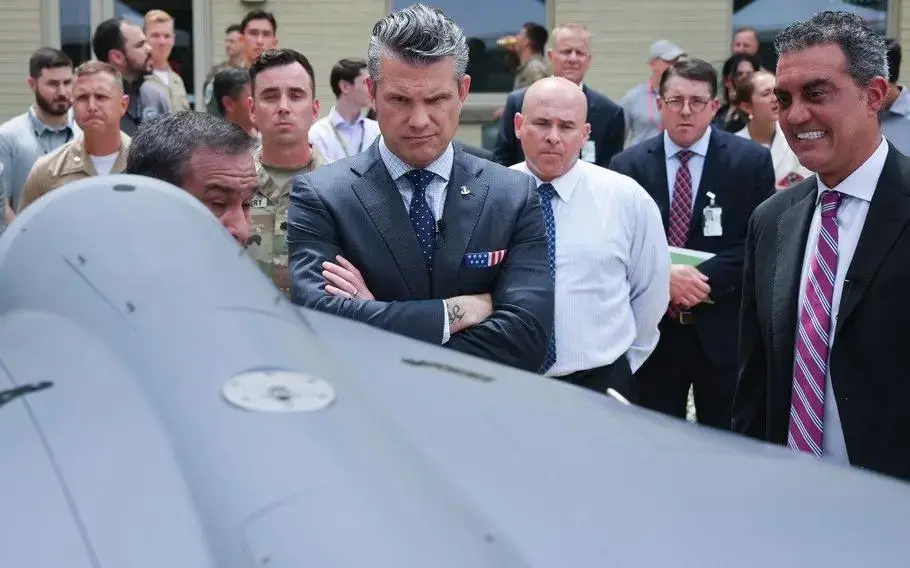 hegseth-lucas-drone-pentagon-display