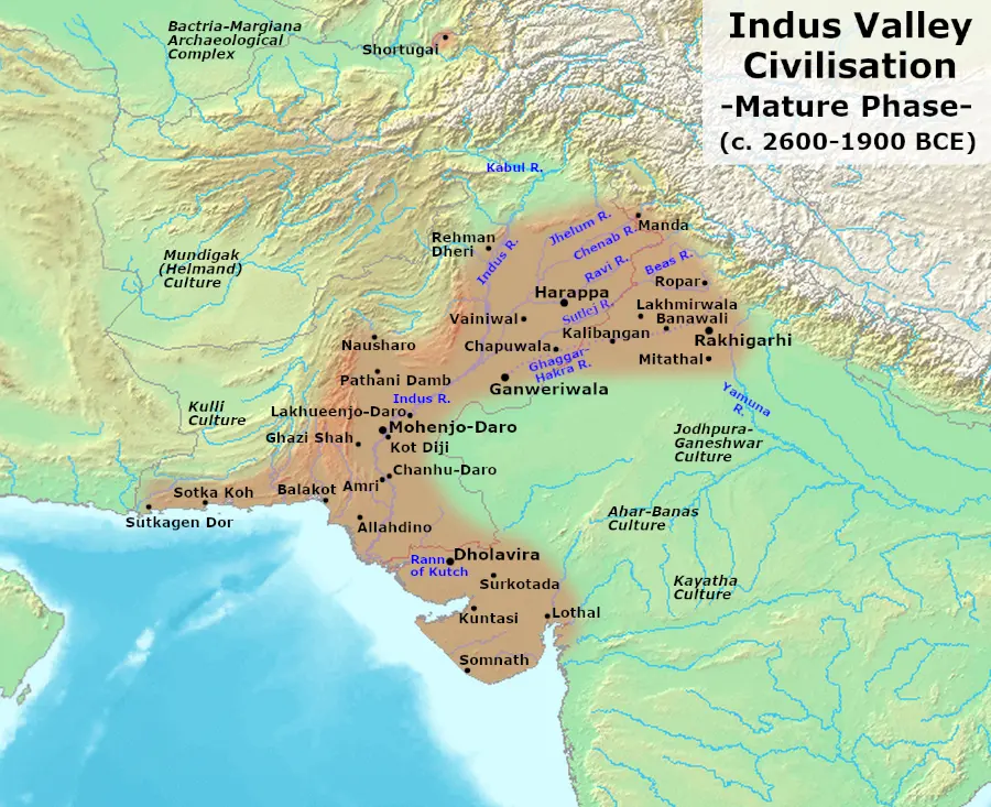 Indus_Valley_Civilization_Mature_Phase_2600-1900_BCE