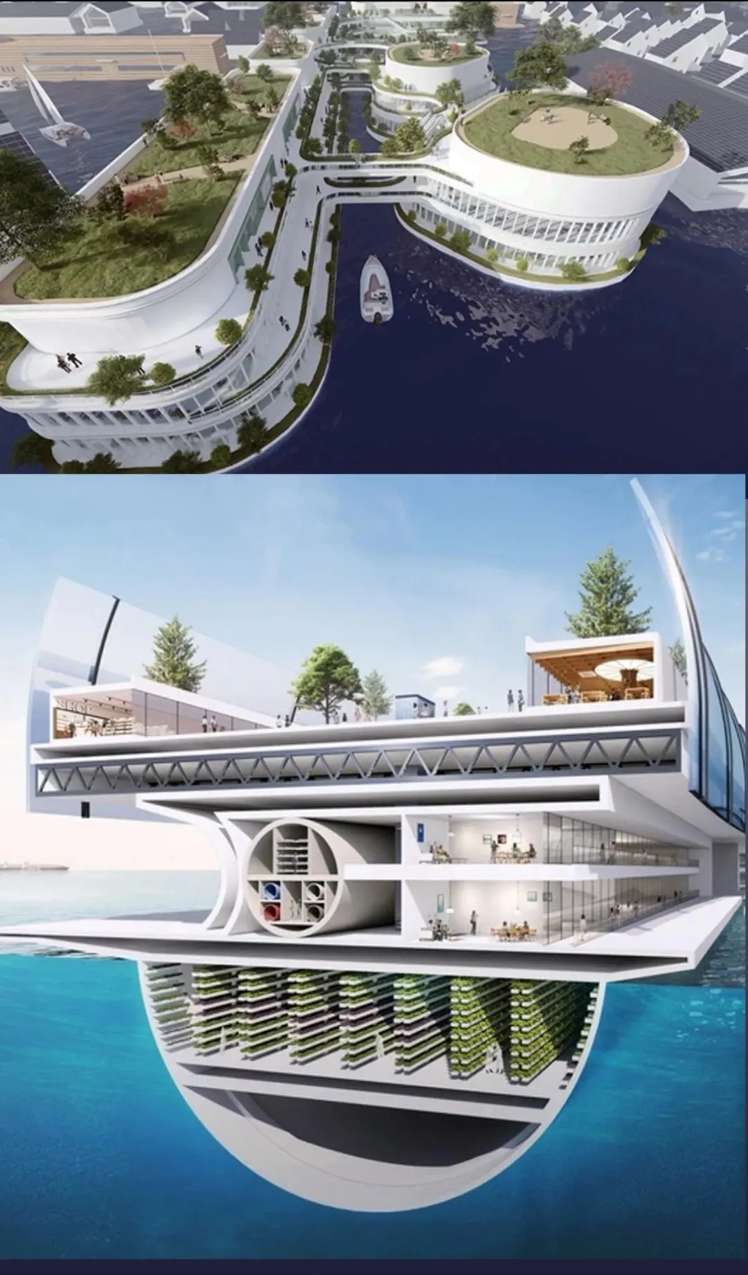 ژاپن روی آب؛ شهر شناور داگن تا ۲۰۳۰ آماده می‌شود+تصاویر