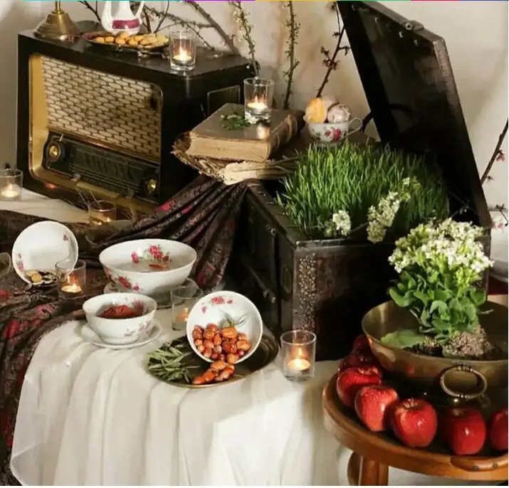چیدمان سفره هفت سین