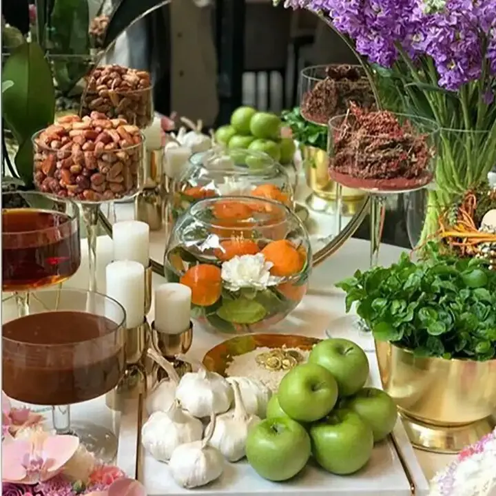 چیدمان سفره هفت سین