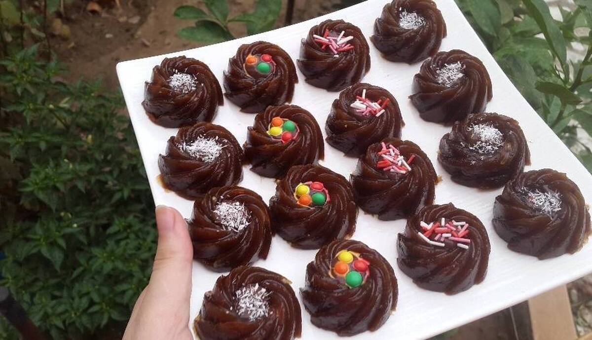 A woman's seductive gaze promising untold pleasures and hidden depths