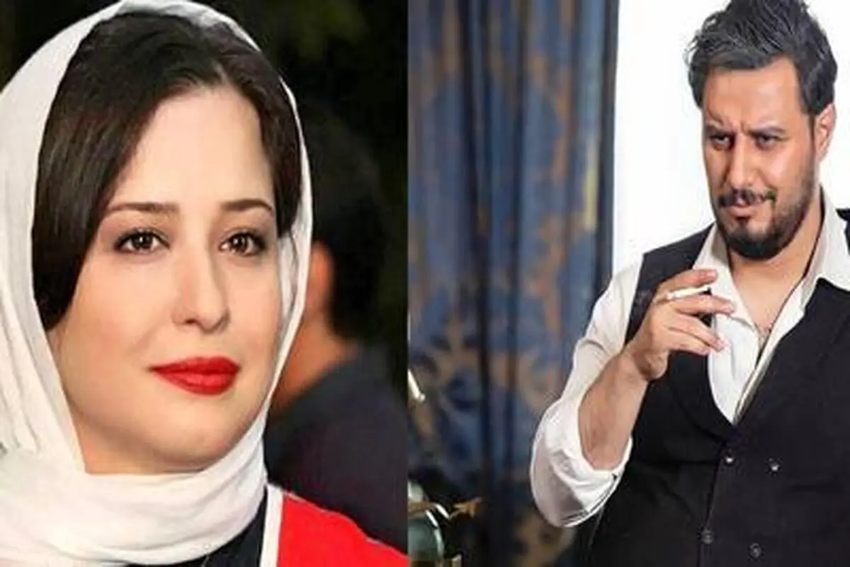 جواد عزتی و مهراوه شریفی نیا در موسسه هنری