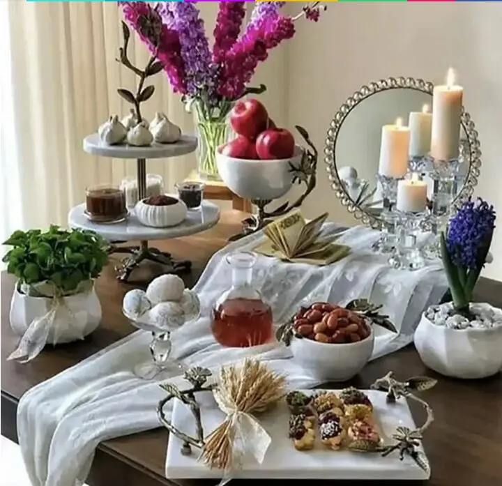 چیدمان سفره هفت سین