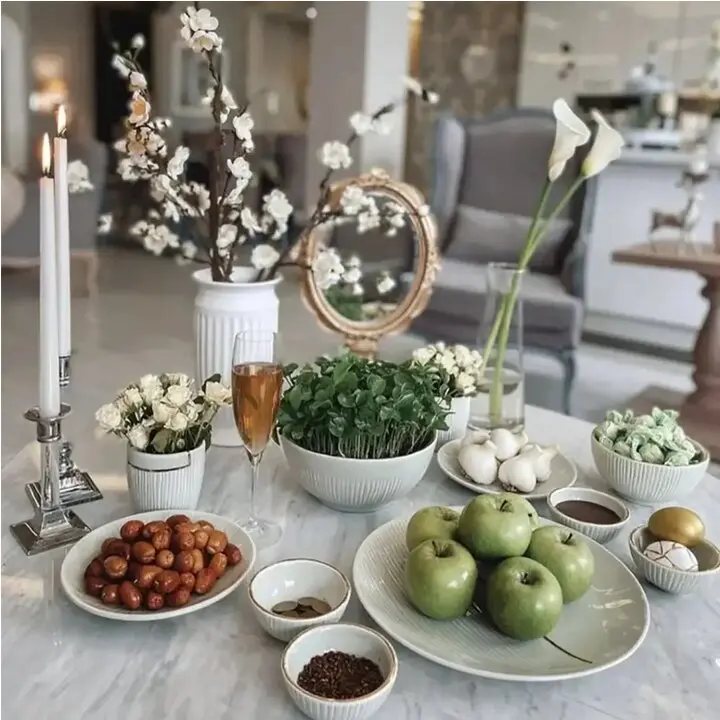 چیدمان سفره هفت سین