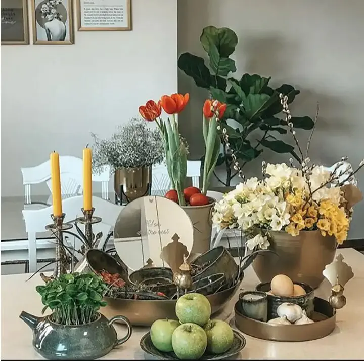 چیدمان سفره هفت سین