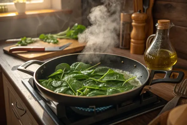 2-cooking-spinach-in-a-pan-with-oil-soft-green-c