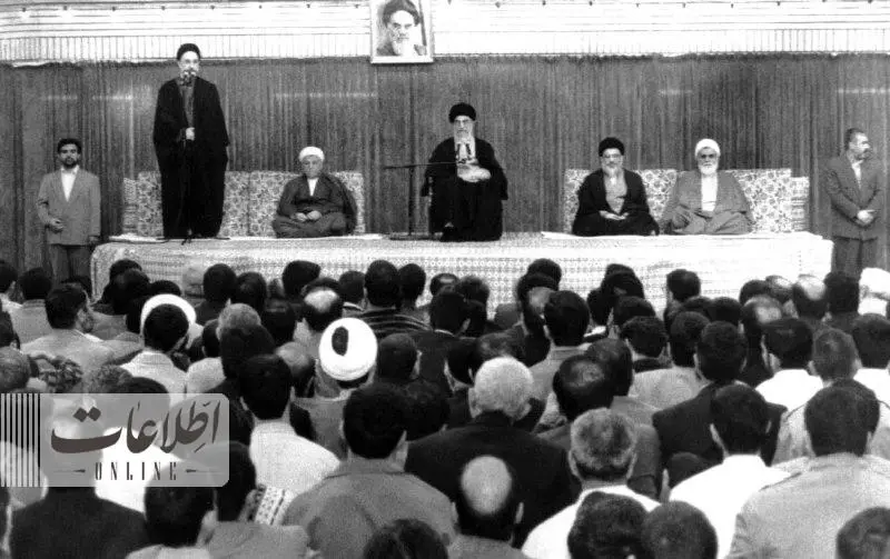 عکس خاتمی و ناطق و هاشمی در بیت‌رهبری
