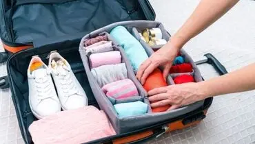 نحوه بستن چمدان برای سفر