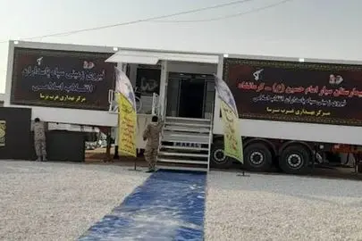 بیمارستان صحرایی مجهز سپاه در مرز خسروی دایر شد