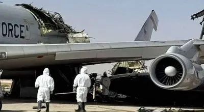 گزارشی از انهدام هواپیمای آواکس در حمله ایران + تصاویر