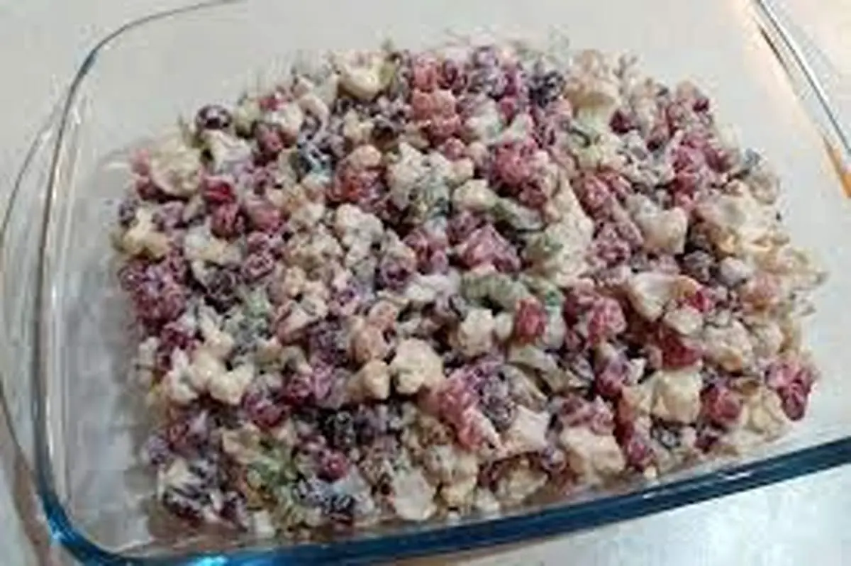  طرز تهیه سالاد انار و گل کلم
