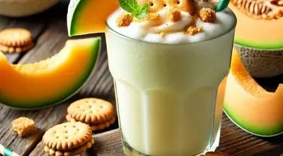 طرز تهیه فراپه طالبی با بیسکوییت ویژه تابستان 