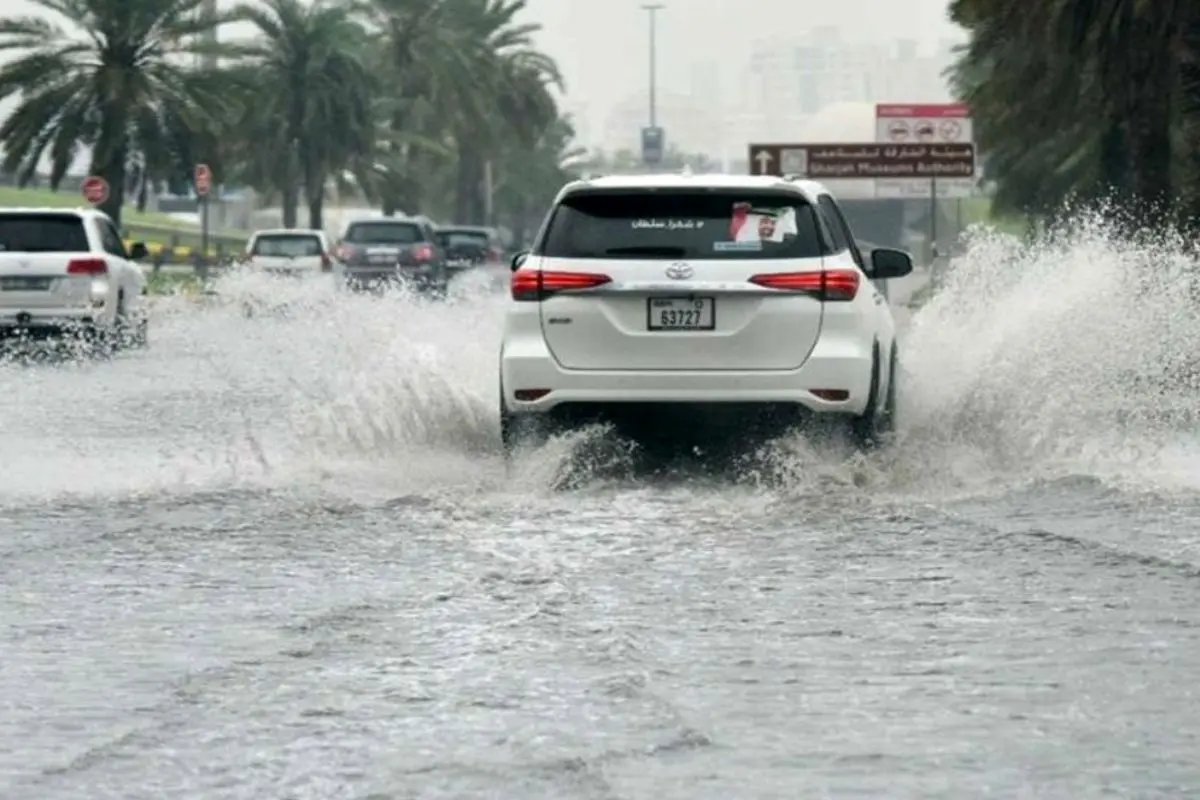 صحنه های آخر الزمانی از دبی پس از طوفان وحشتناک+ فیلم