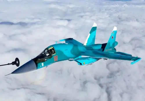 خوش شانسی باورنکردنی خلبان های سوخو ۳۴ روسی+فیلم