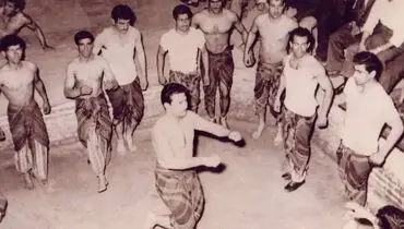 تختی اینجا کشتی‌گیر شد+ عکس