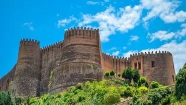 نمای هوایی زیبا از قلعه فلک الافلاک در لرستان+ فیلم

