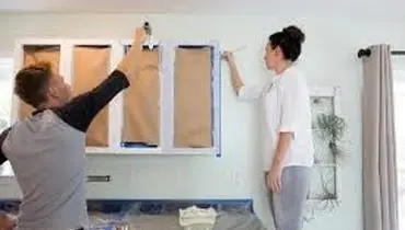 رنگ‌آمیزی آشپزخانه با رنگ روغن