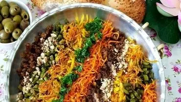 طرز تهیه خوراک قفقازی با گوشت چرخ کرده