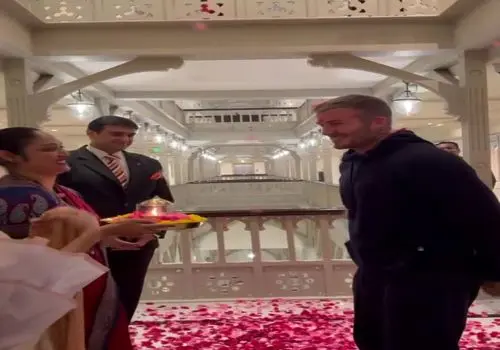 سفر خوشمزه‌‌ای که دیوید بکام را هندی کرد/ویدیو 