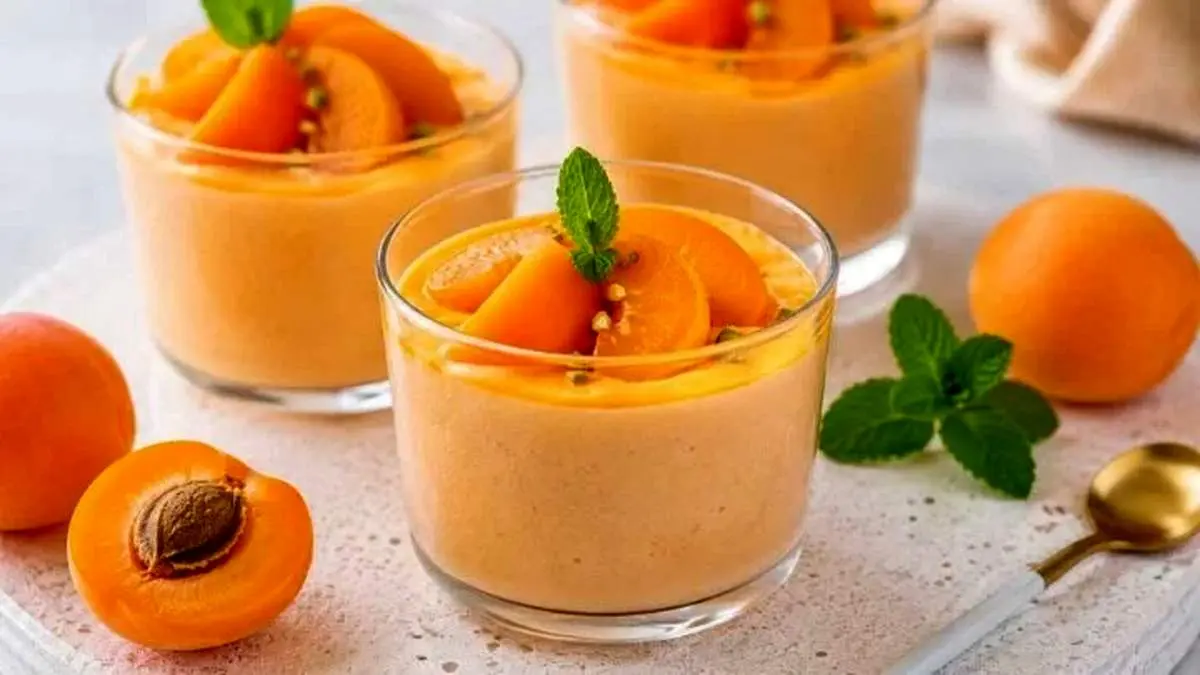 طرز تهیه موس زردآلو خوشمزه