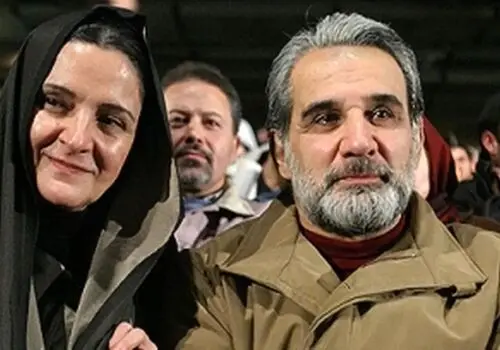 استایل رنگی گلاب آدینه در اکران مردمی سریال «بامداد خمار» در قزوین + عکس