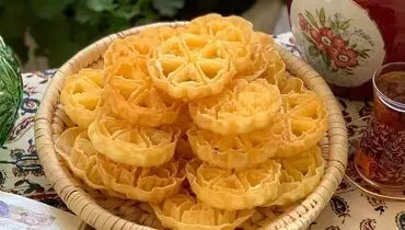 طرز تهیه شیرینی پنجره ای خوشمزه و ساده+فیلم