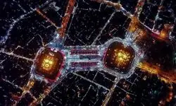 حال و هوای غروب هفتم محرم بین‌الحرمین + فیلم