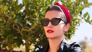 پردیس احمدیه با ژست یوگا و استایل مشکی+عکس
