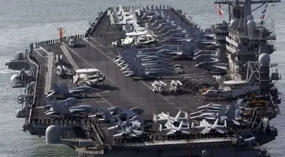 ناو هواپیمابر بوش هم به خاورمیانه آمد