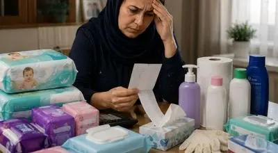 سبد بهداشتی خانوار چقدر آب می‌خورد؟
گرانیِ خاموش زیر سقف خانه‌ها؛ لوازم بهداشتی چقدر گران شده‌اند؟ | تورم به هزینه مراقبت از سالمندان و بیماران رسید