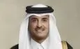 تیپ متفاوت و راحت امیر قطر در کافه ای در پاریس/ویدیو 