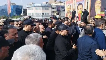 حضور پزشکان در مراسم تشییع شهدای اقتدار