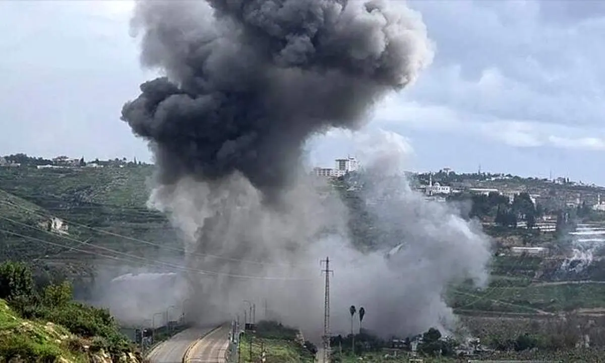 فوری؛نقض آتش بس در لبنان؛انفجار زنجیره ای ساختمان ها دربنت جبیل