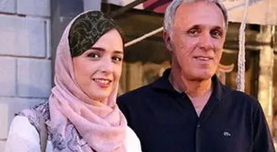 لحظات نابِ پدردختری ترانه علیدوستی و پدرش