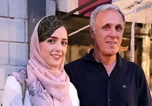 لحظات نابِ پدردختری ترانه علیدوستی و پدرش