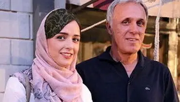 لحظات نابِ پدردختری ترانه علیدوستی و پدرش