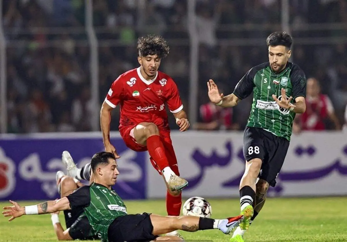 خلاصه بازی خیبر ۲ - پرسپولیس ۱ + فیلم
