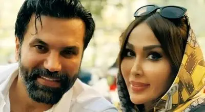 استایل پلنگی همسر نیکبخت در عکس دونفره غوغا کرد