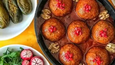 طرز تهیه کوفته هلو شیرازی مجلسی 