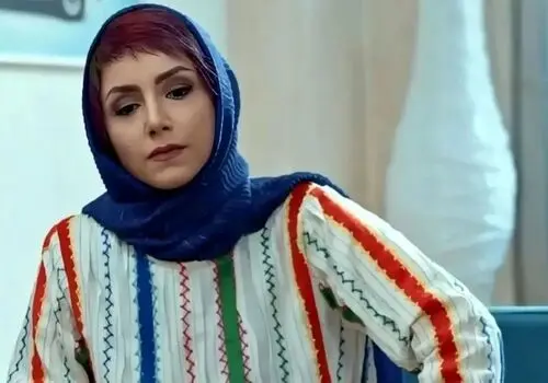 نازنین بیاتی مشکی‌پوش شد