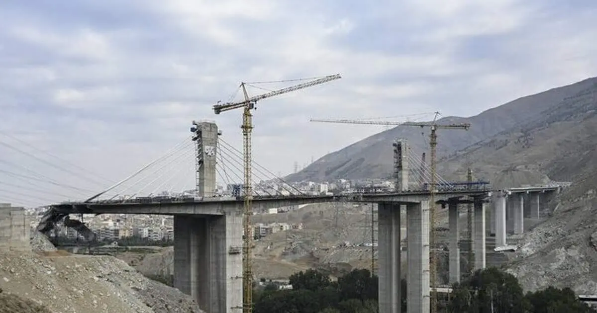 خبر جدید از  عملیات بازسازی پل B۱ کرج