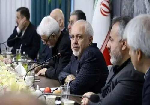 عکس جدید از سیدمحمد خاتمی و ظریف در یک دیدوبازدید نوروزی