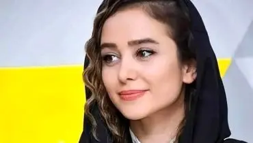 الناز حبیبی با موی 2 رنگ در پوستر یک فیلم