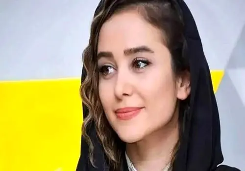 الناز حبیبی با موی 2 رنگ در پوستر یک فیلم